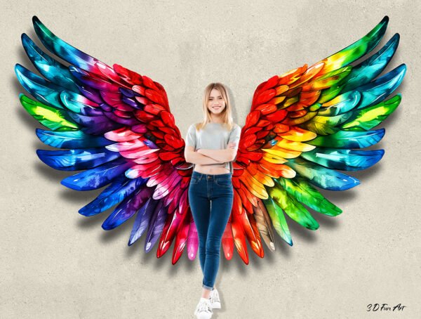 Rainbow wings